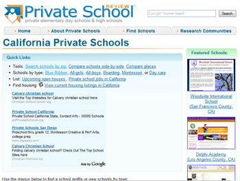 Featured School Screenshot